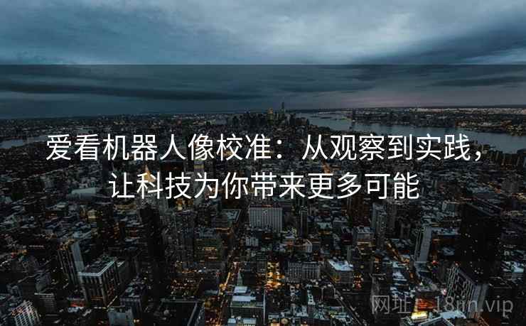 爱看机器人像校准：从观察到实践，让科技为你带来更多可能